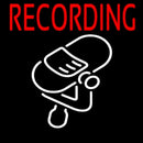 Red Recording Block 2 Handmade Art Neon Sign