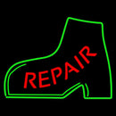 Red Repair Green Boot Handmade Art Neon Sign