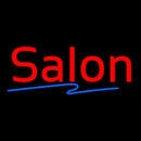 Red Salon Blue Line Handmade Art Neon Sign