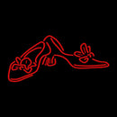 Red Sandal Heels Handmade Art Neon Sign