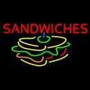 Red Sandwiches Handmade Art Neon Sign