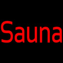 Red Sauna Handmade Art Neon Sign
