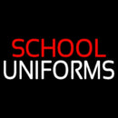 Red School White Uniforms Handmade Art Neon Sign