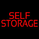 Red Self Storage Handmade Art Neon Sign