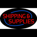 Red Shipping Supplies Deco Style Handmade Art Neon Sign