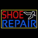 Red Shoe Blue Repair With Sandals Handmade Art Neon Sign