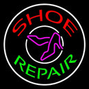 Red Shoe Green Repair With Sandals Handmade Art Neon Sign