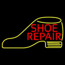 Red Shoe Repair Yellow Shoe Handmade Art Neon Sign
