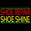 Red Shoe Repair Yellow Shoe Shine Handmade Art Neon Sign