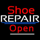 Red Shoe White Repair Open Handmade Art Neon Sign
