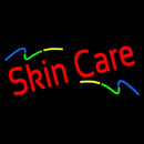 Red Skin Care Multi Colored Waves Handmade Art Neon Sign