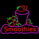 Red Smoothies Handmade Art Neon Sign