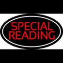 Red Special Reading White Border Handmade Art Neon Sign