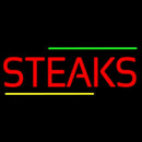 Red Steaks Handmade Art Neon Sign