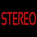 Red Stereo Block Handmade Art Neon Sign