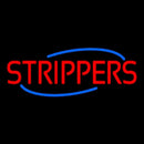 Red Strippers Handmade Art Neon Sign