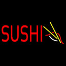Red Sushi Logo Handmade Art Neon Sign