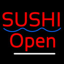 Red Sushi Open Handmade Art Neon Sign