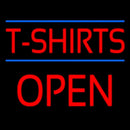 Red T Shirts Block Open Handmade Art Neon Sign
