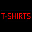 Red T Shirts Blue Lines Handmade Art Neon Sign