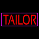 Red Tailor With Pink Border Handmade Art Neon Sign
