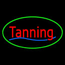 Red Tanning Oval Green Handmade Art Neon Sign