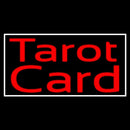 Red Tarot Card And White Handmade Art Neon Sign