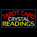 Red Tarot Card Crystal Readings Handmade Art Neon Sign