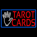 Red Tarot Cards White Palm Handmade Art Neon Sign