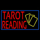 Red Tarot Reading Yellow Cards Handmade Art Neon Sign