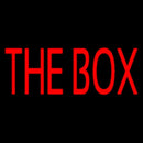 Red The Box Block Handmade Art Neon Sign