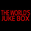 Red The Worlds Juke Box 2 Handmade Art Neon Sign