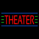 Red Theater Blue And Green Lines Handmade Art Neon Sign