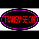 Red Transmission Purple Oval Handmade Art Neon Sign
