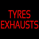 Red Tyres Exhausts 1 Handmade Art Neon Sign