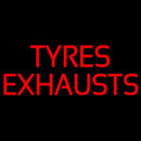 Red Tyres Exhausts 2 Handmade Art Neon Sign