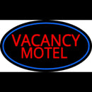 Red Vacancy Motel With Blue Border Handmade Art Neon Sign