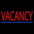 Red Vacancy With Blue Line Handmade Art Neon Sign