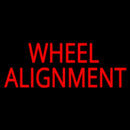Red Wheel Alignment 1 Handmade Art Neon Sign