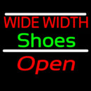 Red Wide Width Green Shoes Open Handmade Art Neon Sign
