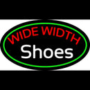 Red Wide Width White Shoes Handmade Art Neon Sign