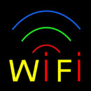 Red Wifi Block Handmade Art Neon Sign