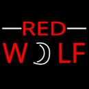 Red Wolf Beer Sign Handmade Art Neon Sign