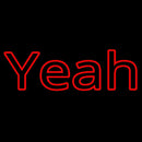 Red Yeah Handmade Art Neon Sign