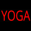 Red Yoga Handmade Art Neon Sign