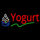 Red Yogurt Logo Handmade Art Neon Sign