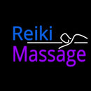 Reiki Massage Handmade Art Neon Sign
