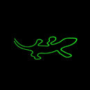 Reptile Logo 1 Handmade Art Neon Sign