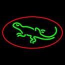 Reptile Logo Handmade Art Neon Sign