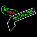 Restrooms Handmade Art Neon Sign